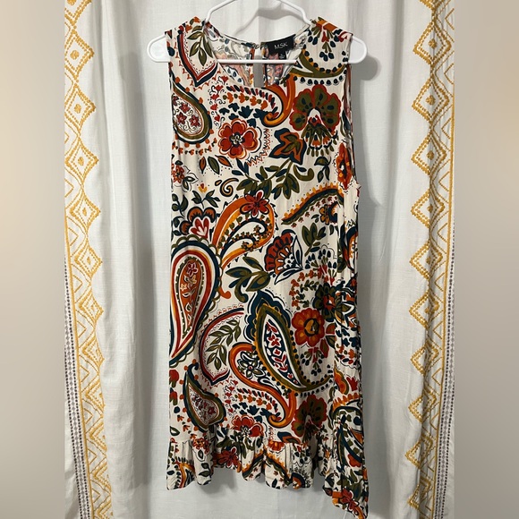 MSK Multicolor Patterned Dress - Picture 4 of 12